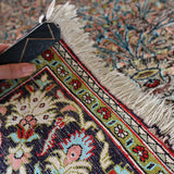 Persian Qum Pure Silk Rug | 2' 7" x 4' 3"