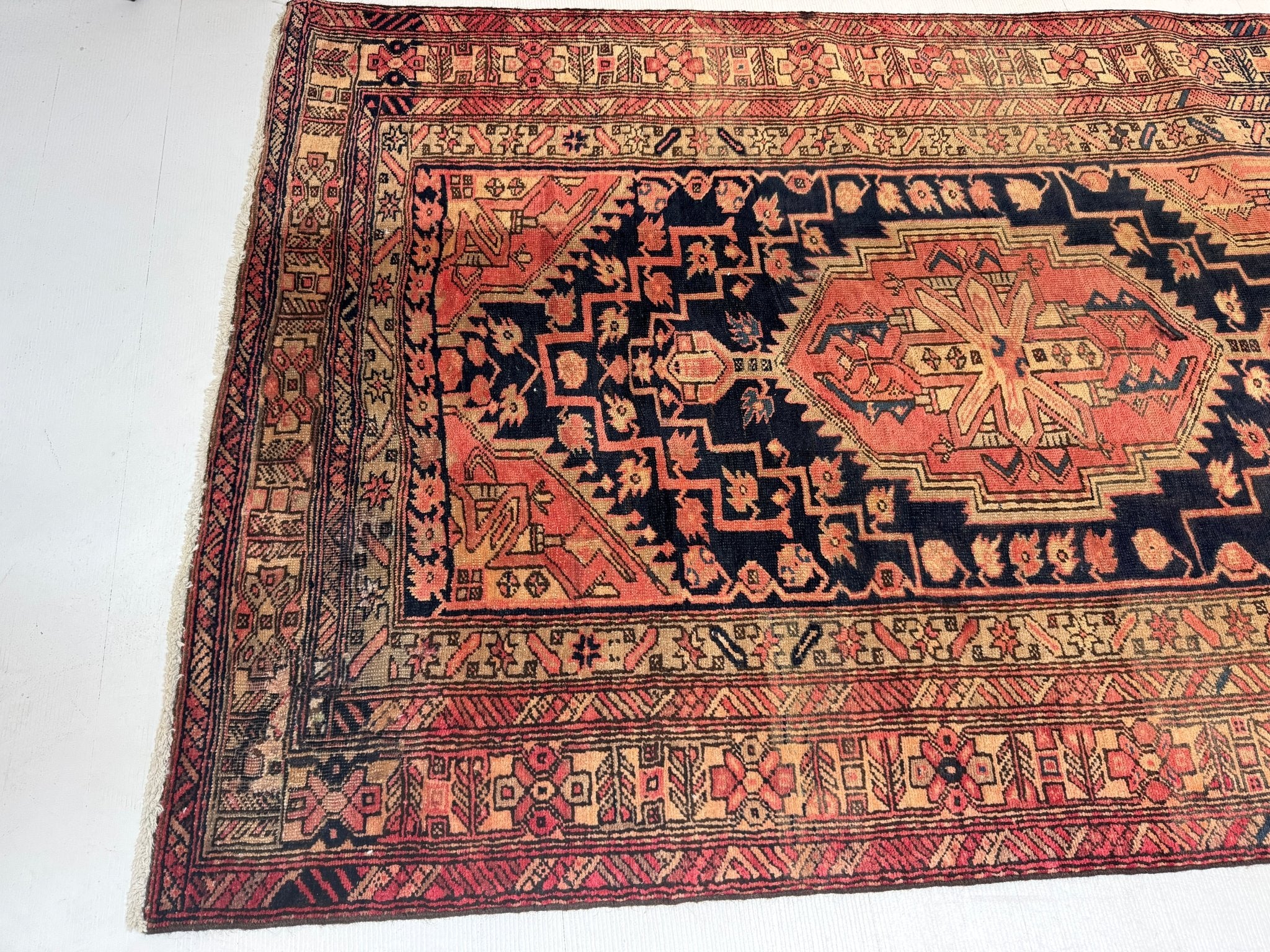 Persian Azerbaijani Runner Rug | 4' 1” x 10' 3" - Rug the Rock -