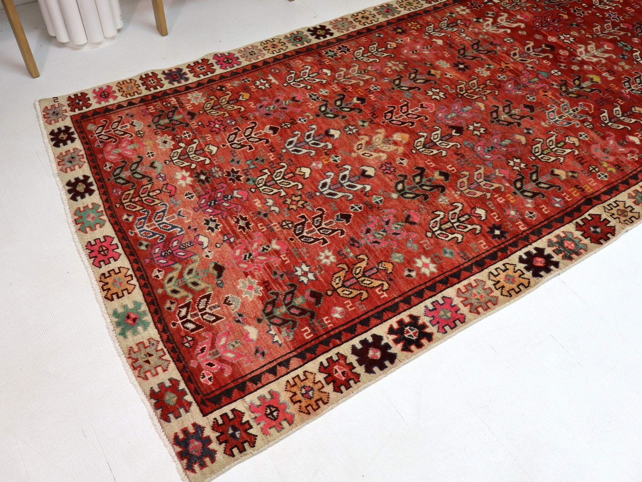 Persian Baluch Rug | 4' 8” x 9' 5" - Rug the Rock -