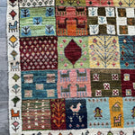 Persian Gabbeh Rug | 2' 10" x 3' 10" - Rug the Rock