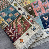 Persian Gabbeh Rug | 2' 10" x 3' 10" - Rug the Rock