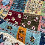 Persian Gabbeh Rug | 2' 10" x 3' 10" - Rug the Rock