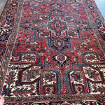 Persian Heriz Rug | 7' 4" x 10' 4" - Rug the Rock