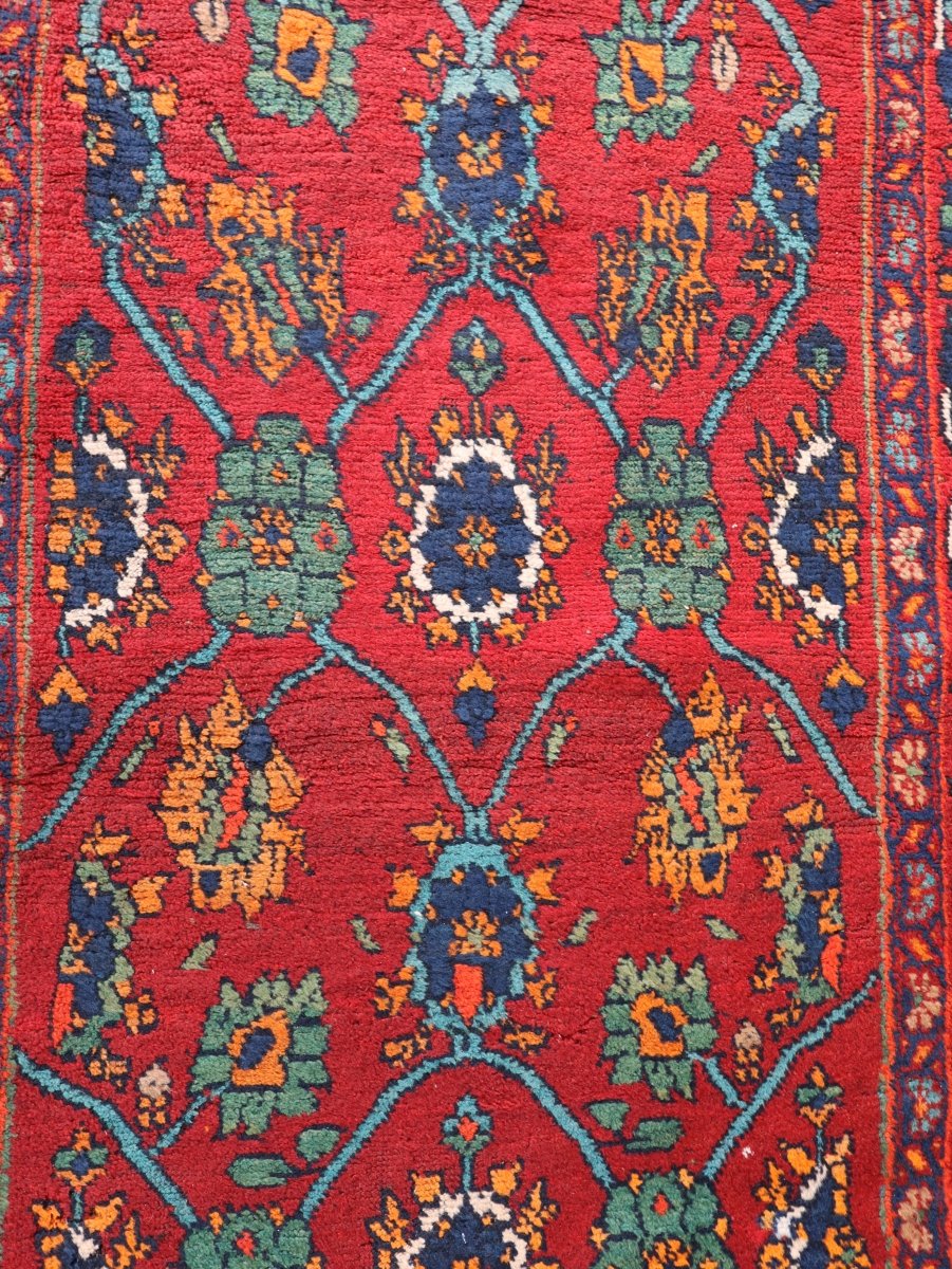 Persian Kurdish Bidjar Runner Rug | 3' 8" x 13' 5" - Rug the Rock -