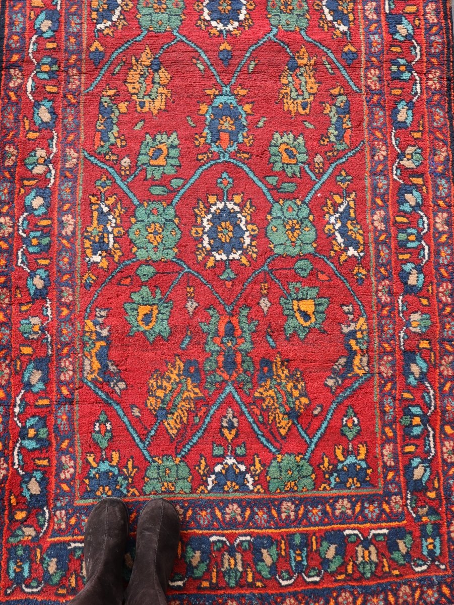 Persian Kurdish Bidjar Runner Rug | 3' 8" x 13' 5" - Rug the Rock -