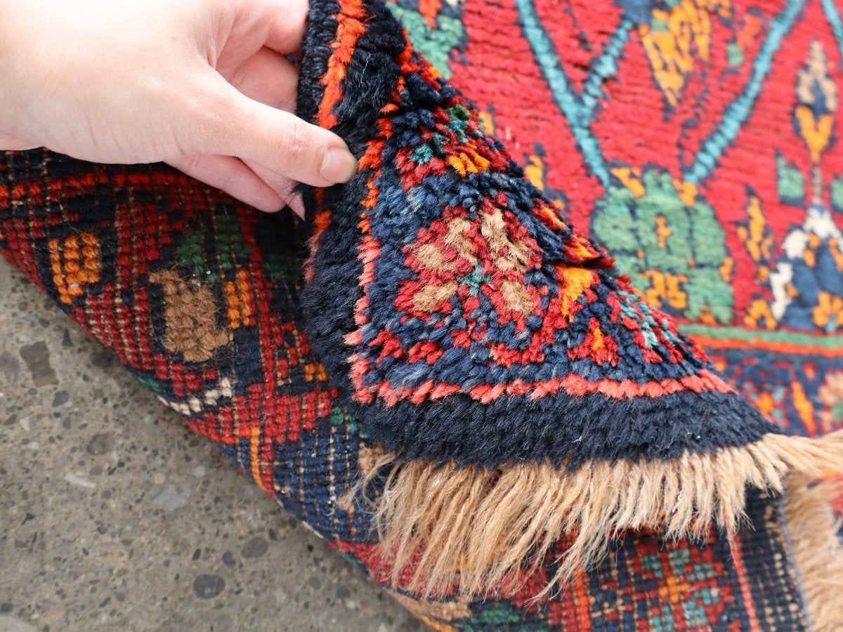 Persian Kurdish Bidjar Runner Rug | 3' 8" x 13' 5" - Rug the Rock -