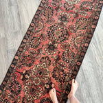 Persian Mehraban Runner Rug | 2' 7" x 13' 3" - Rug the Rock