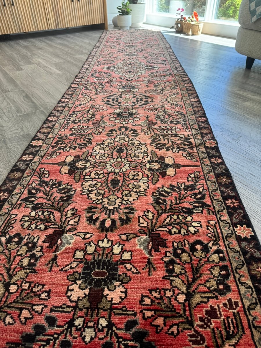 Persian Mehraban Runner Rug | 2' 7" x 13' 3" - Rug the Rock