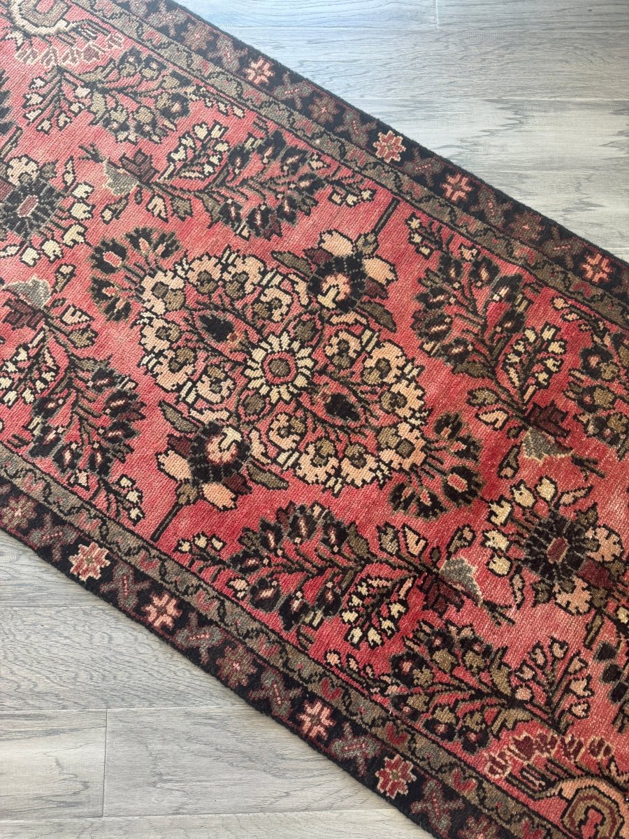 Persian Mehraban Runner Rug | 2' 7" x 13' 3" - Rug the Rock