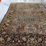 Persian Qum Pure Silk Rug | 2' 7" x 4' 3" - Rug the Rock -