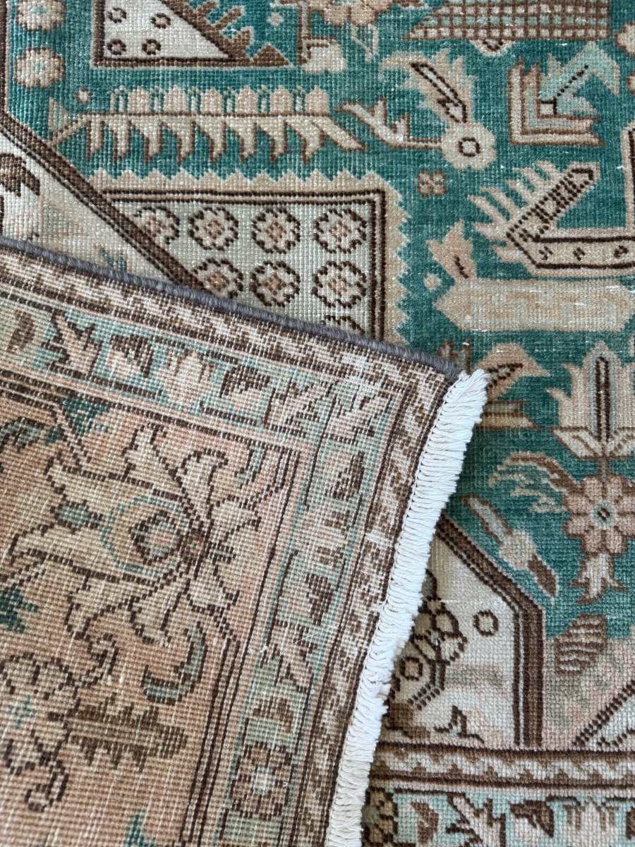 Persian Tabriz Heriz Rug | 6' 6" x 9' 6" - Rug the Rock