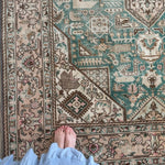 Persian Tabriz Heriz Rug | 6' 6" x 9' 6" - Rug the Rock