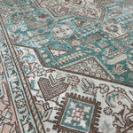 Persian Tabriz Heriz Rug | 6' 6" x 9' 6" - Rug the Rock