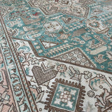 Persian Tabriz Heriz Rug | 6' 6" x 9' 6" - Rug the Rock