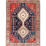 Persian Yalameh Rug | 3' 1” x 4' 6" - Rug the Rock -