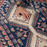 Persian Yalameh Rug | 3' 1” x 4' 6" - Rug the Rock -