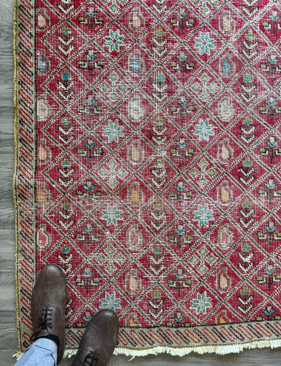 Vintage Tabriz Rug | 3' 1" x 4' 7" - Rug the Rock