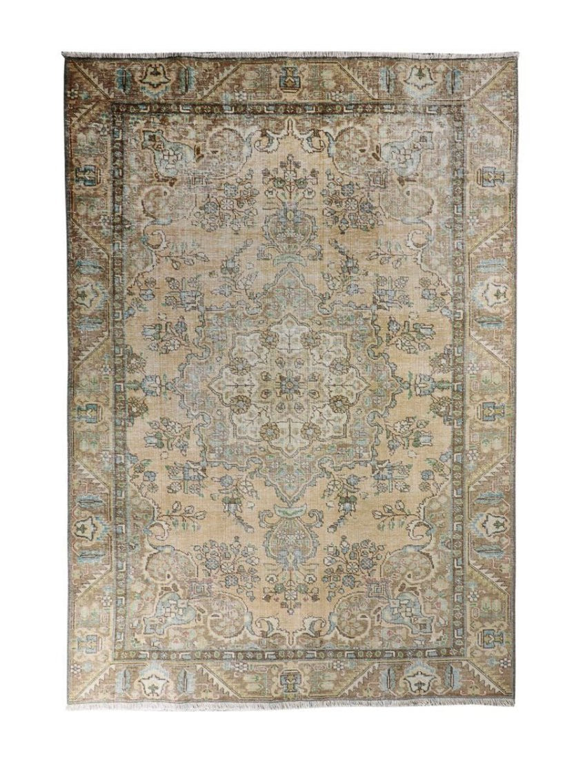 Vintage Tabriz Rug | 6' 1" x 8' 11" - Rug the Rock