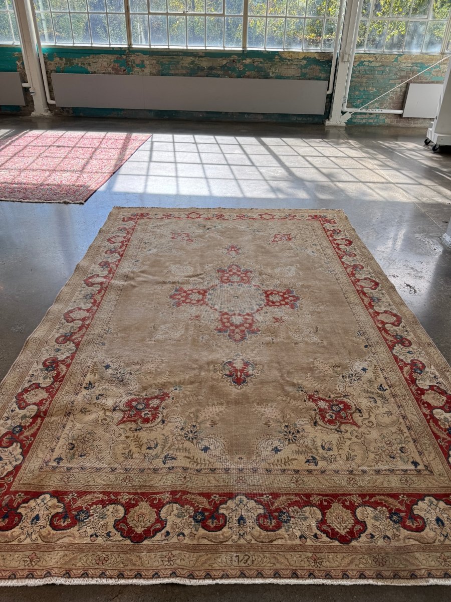 Vintage Tabriz Rug | 7' 5"x11' 4" - Rug the Rock