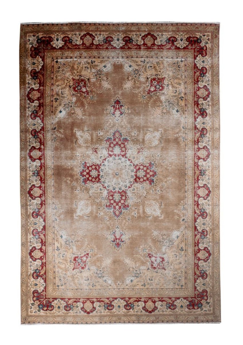 Vintage Tabriz Rug | 7' 5"x11' 4" - Rug the Rock