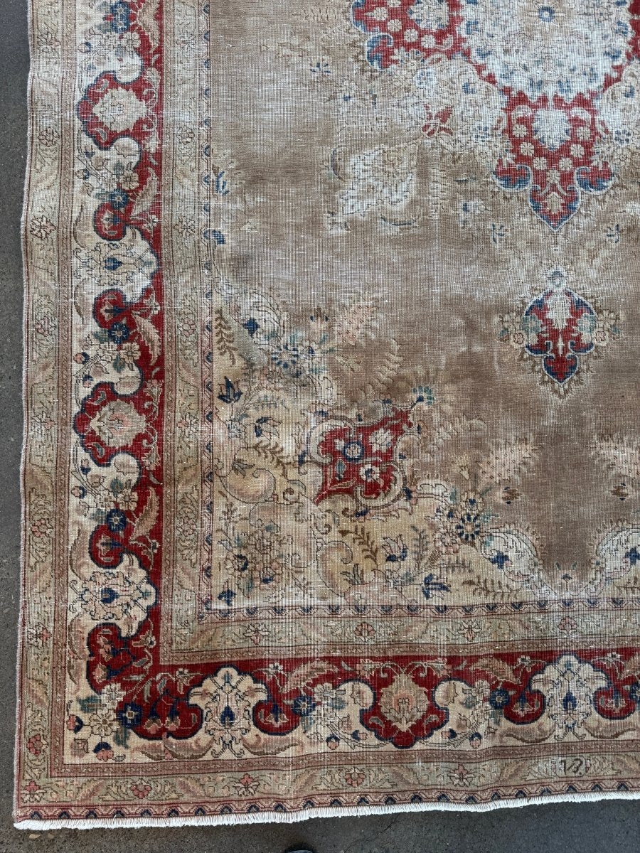 Vintage Tabriz Rug | 7' 5"x11' 4" - Rug the Rock