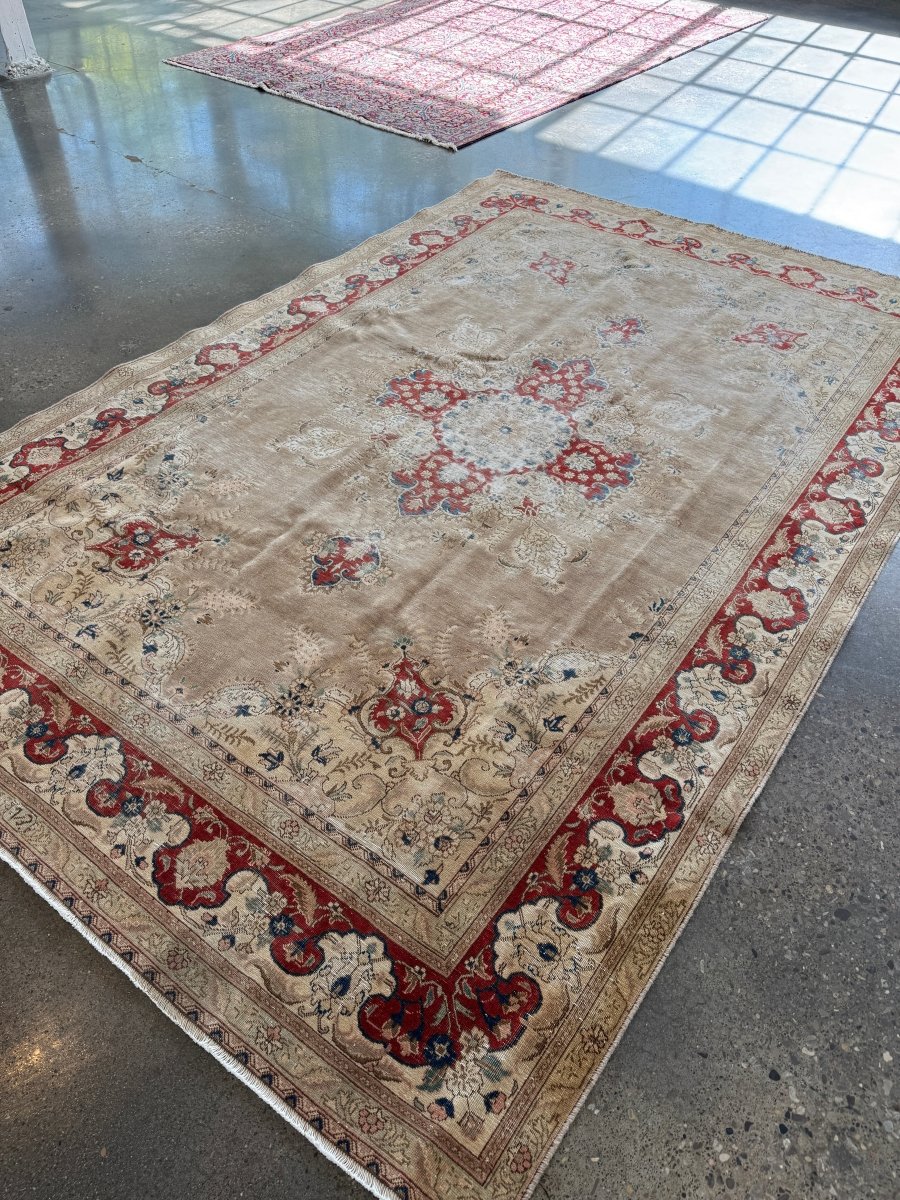 Vintage Tabriz Rug | 7' 5"x11' 4" - Rug the Rock
