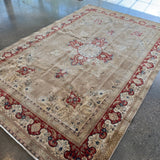 Vintage Tabriz Rug | 7' 5"x11' 4" - Rug the Rock