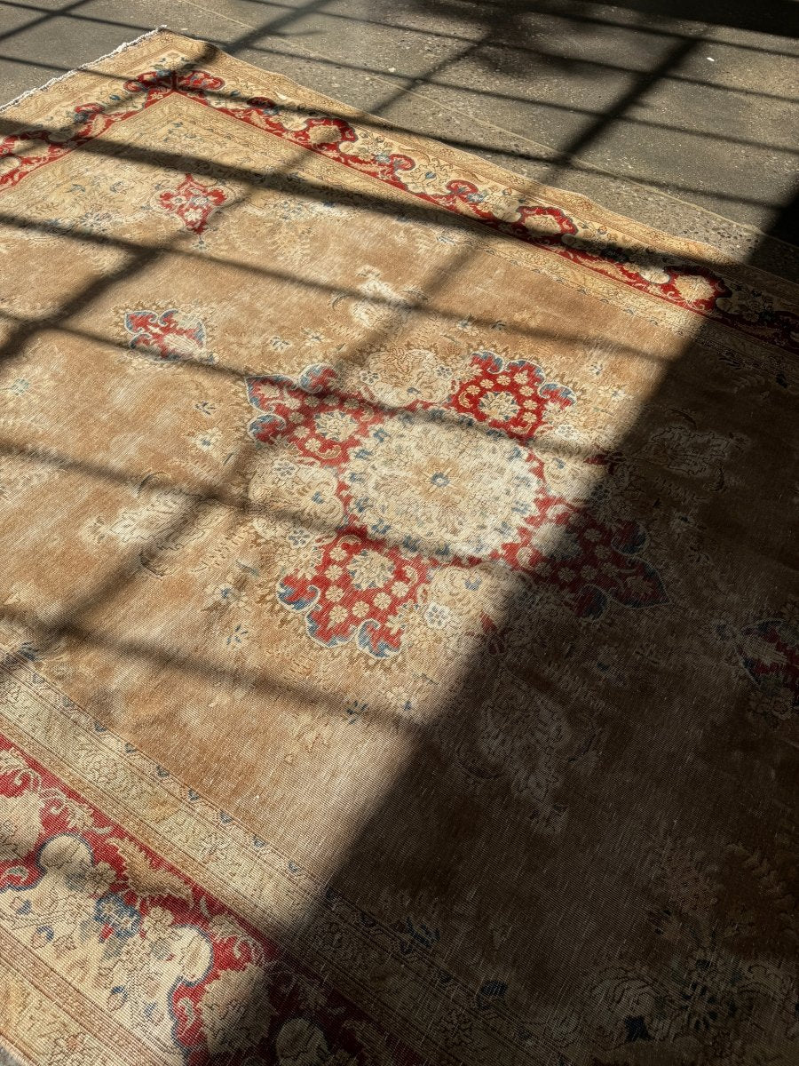 Vintage Tabriz Rug | 7' 5"x11' 4" - Rug the Rock