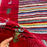 Gabbeh Rug | 3’7”x4’8” Rug the Rock