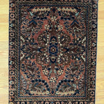 Antique Persian Sarouk Rug | 2' 4" x 1' 11" - Rug the Rock