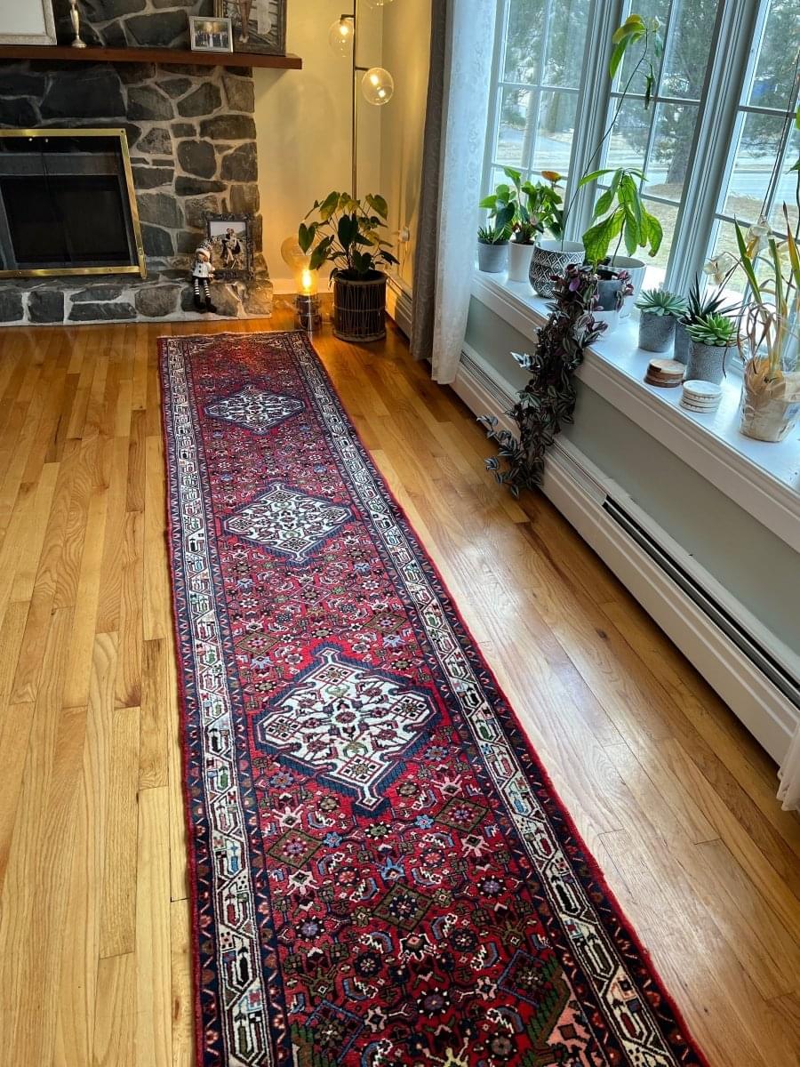 Hamadan Asadabad Runner | 12' 8" x 2' 5" - Rug the Rock