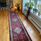 Hamadan Asadabad Runner | 12' 8" x 2' 5" - Rug the Rock