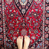 Persian Kashan Runner | 9' 10" x 2' 8" Rug the Rock
