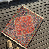 Persian Bijar Mini Rug | 2' 11" x 2' 5" - Rug the Rock