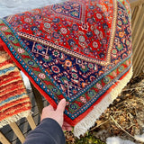 Persian Bijar Mini Rug | 2' 11" x 2' 5" - Rug the Rock