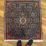 Persian Bijar Rug | 2' 6" x 2' 8" Rug the Rock