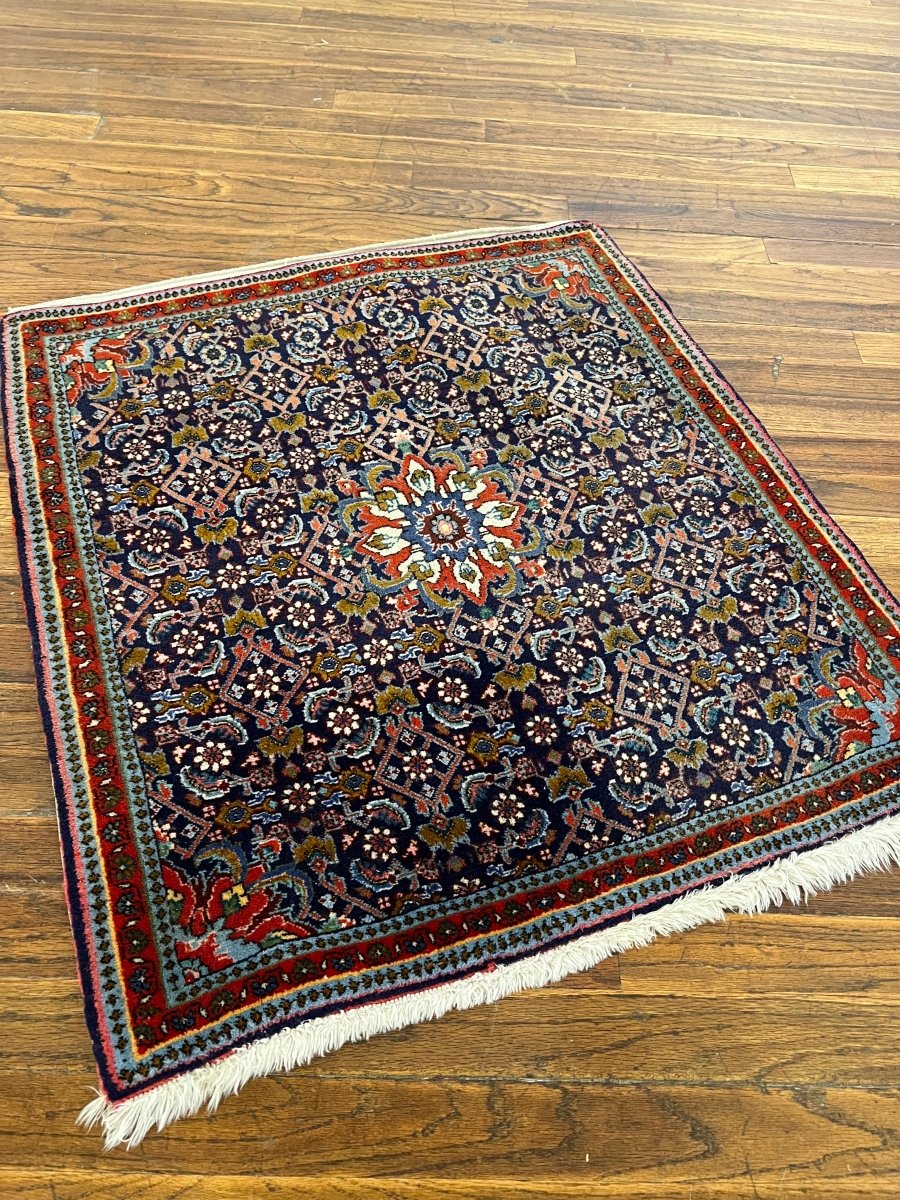 Persian Bijar Rug | 2' 6" x 2' 8" Rug the Rock