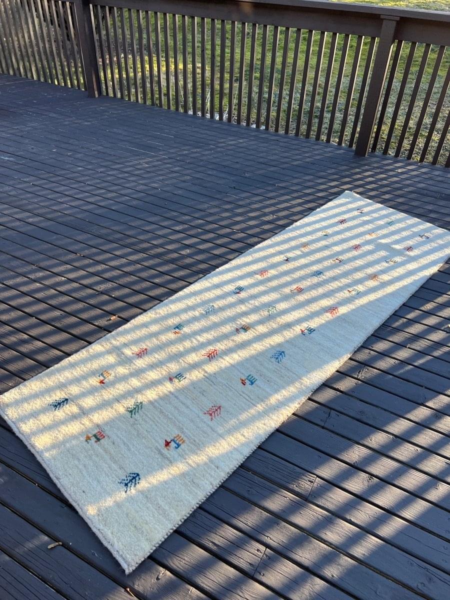 Persian Gabbeh Runner | 7' 9" x 2' 7" - Rug the Rock