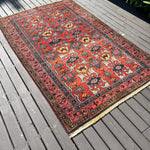 Persian Hamadan Rug | 4' 1" x 6' 6" Rug the Rock