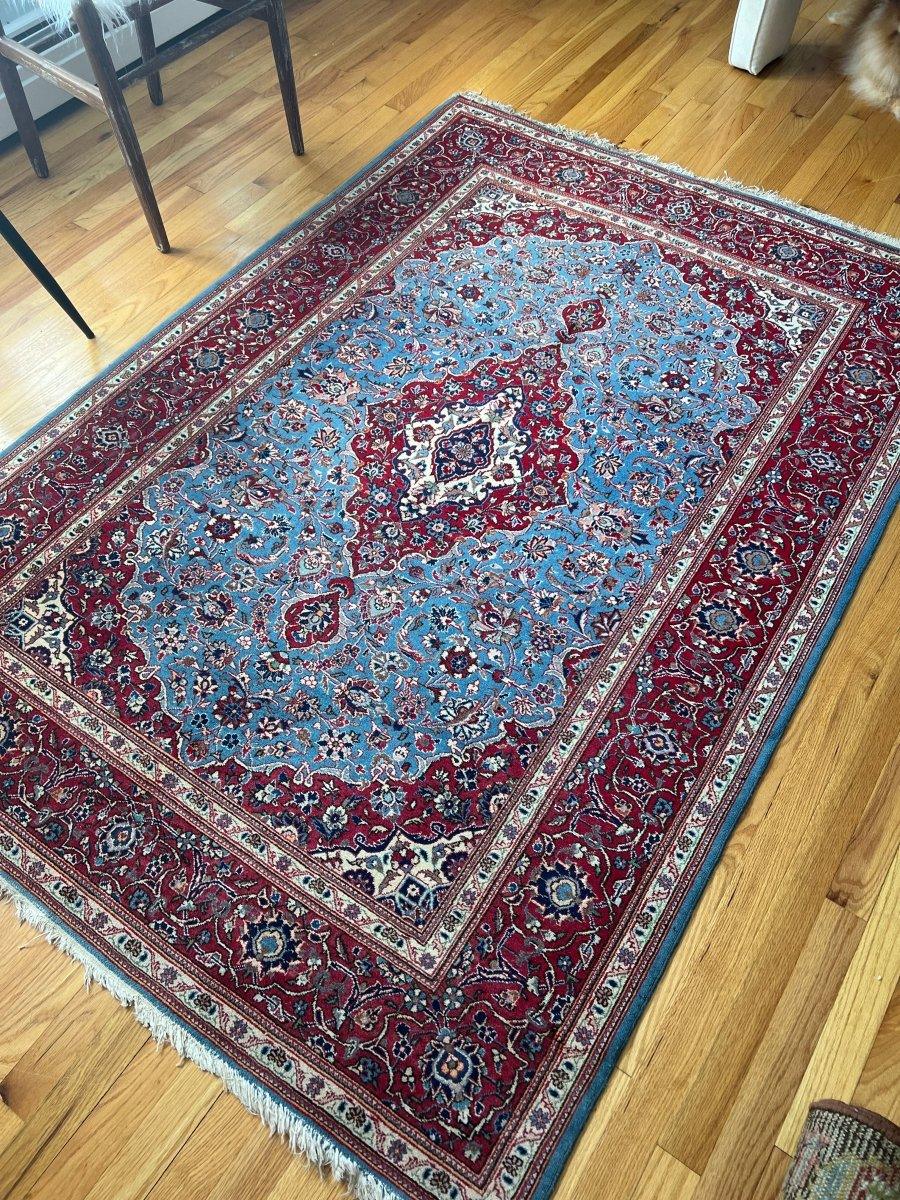 Persian Kashan (or Yazd) Rug | 6' 6" x 4' 6" Rug the Rock