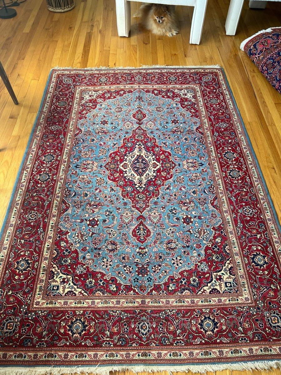 Persian Kashan (or Yazd) Rug | 6' 6" x 4' 6" Rug the Rock