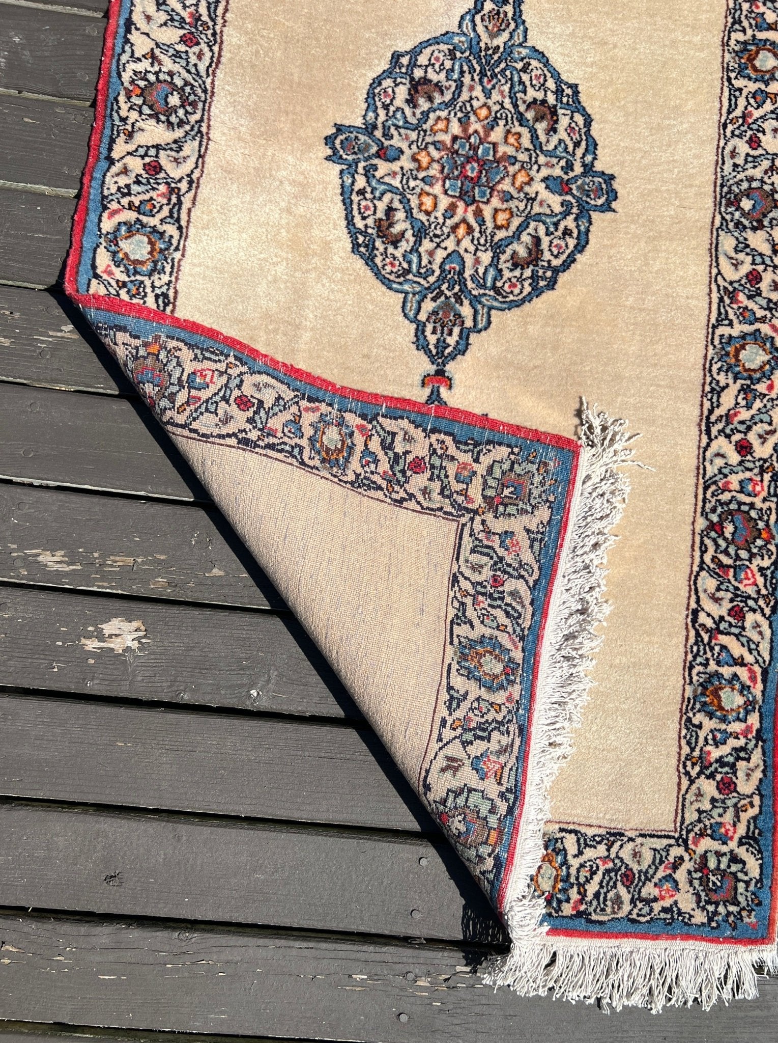 Persian Kashan Rug | 2' 4" x 4' 8" Rug the Rock