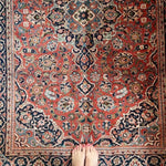 Persian Kashan Rug | 6' 7" x 4' 6" Rug the Rock