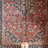 Persian Kashan Rug | 6' 7" x 4' 6" Rug the Rock
