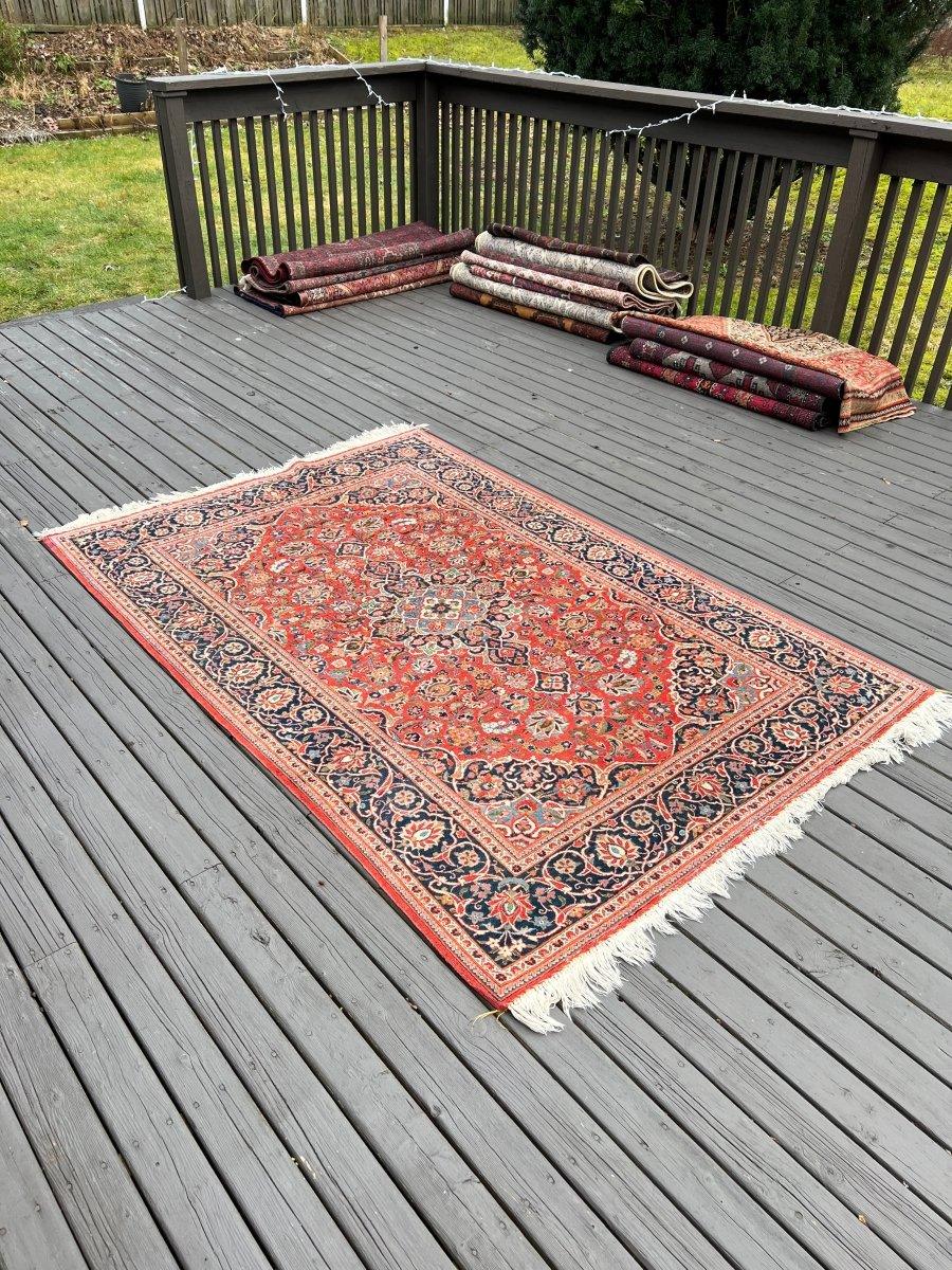 Persian Kashan Rug | 6' 7" x 4' 6" Rug the Rock