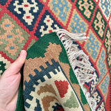 Persian Qashqai Kilim Rug | 3' 8" x 6' 5" - Rug the Rock