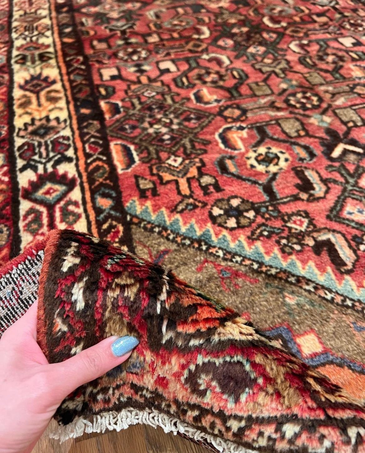 Vintage Hamadan Runner | 9' 8" x 3' 5" Rug the Rock