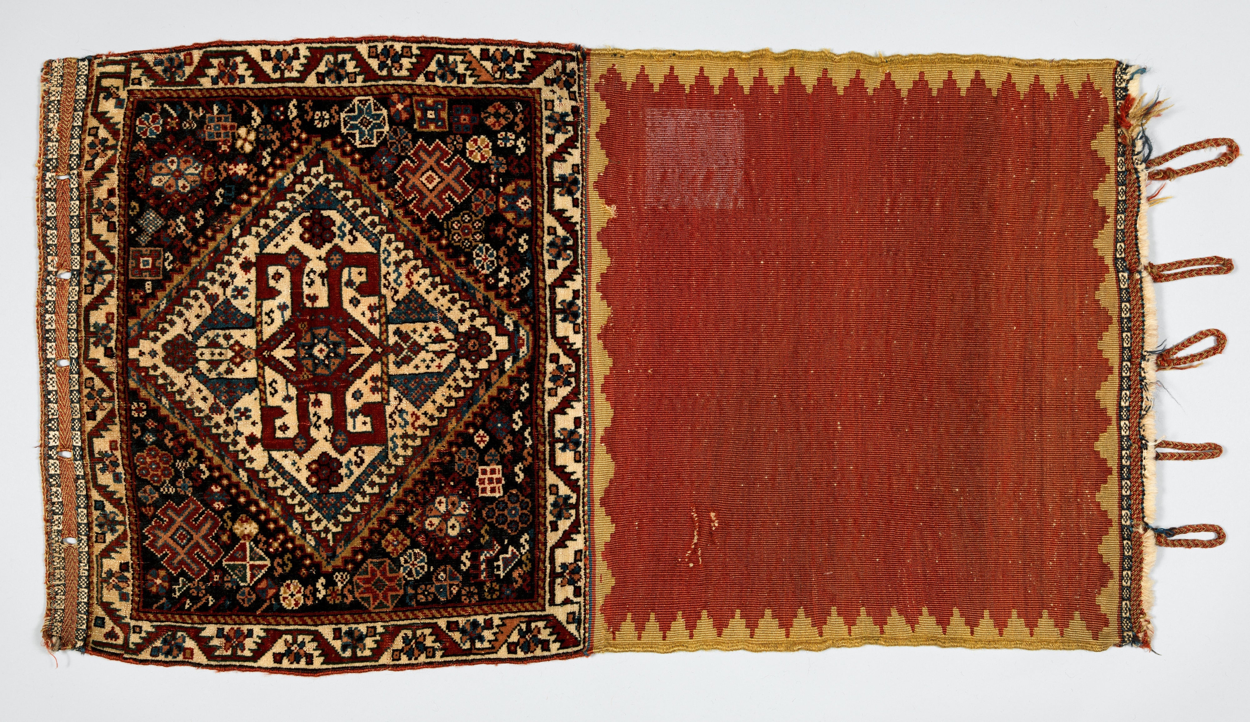 Surviving half of a Qashqai double saddlebag, ca. 1875, Met 2015.490.34