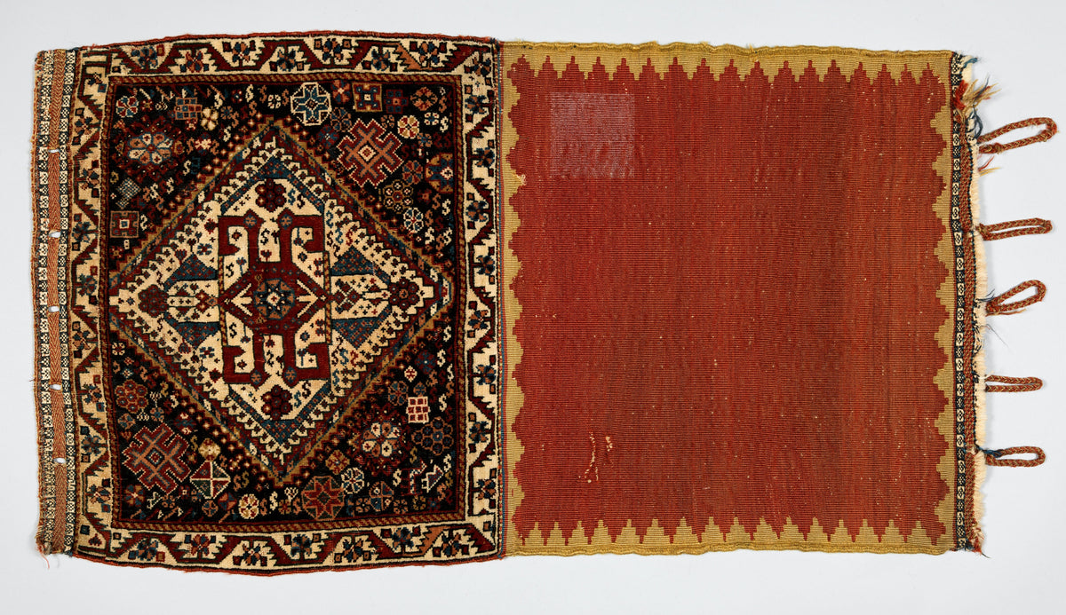 Surviving half of a Qashqai double saddlebag, ca. 1875, Met 2015.490.34