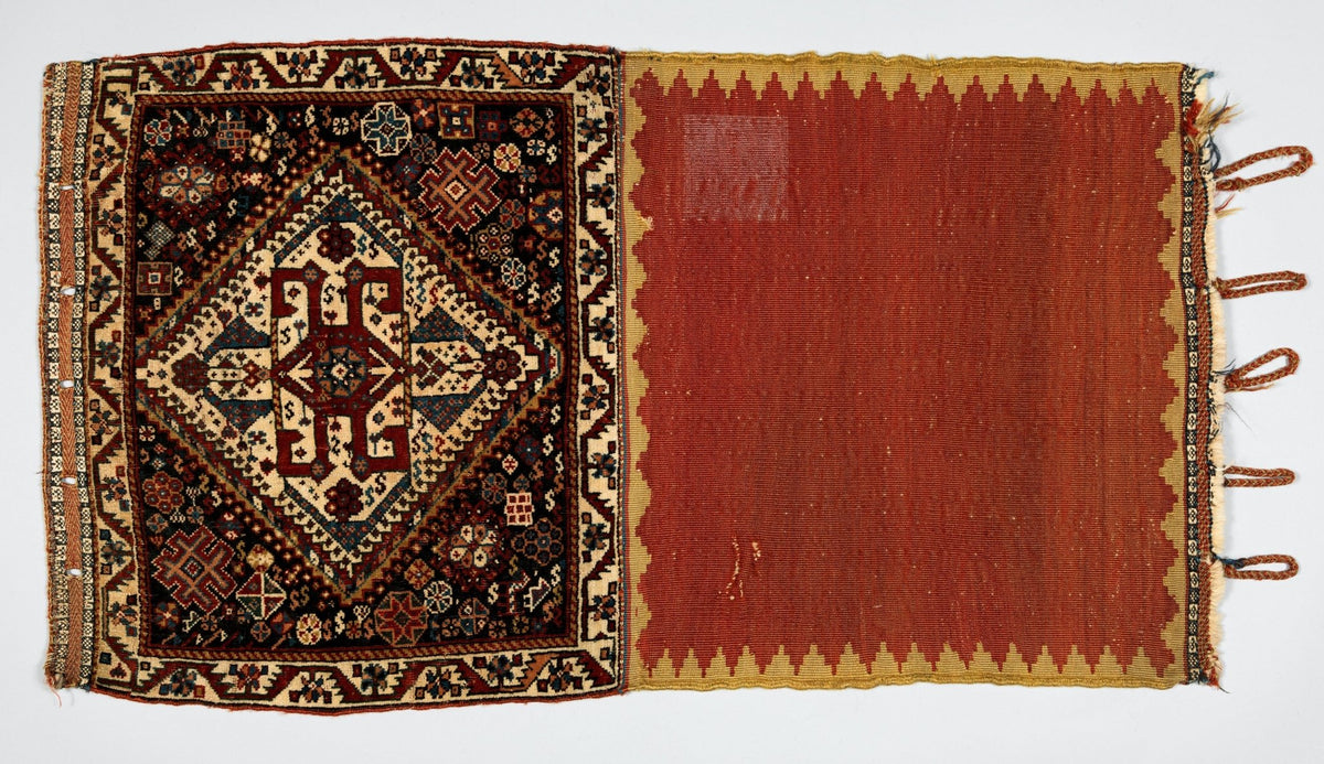 Surviving half of a Qashqai double saddlebag, ca. 1875, Met 2015.490.34